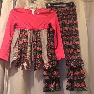 Matilda Jane Girls Leggings and Matching Top